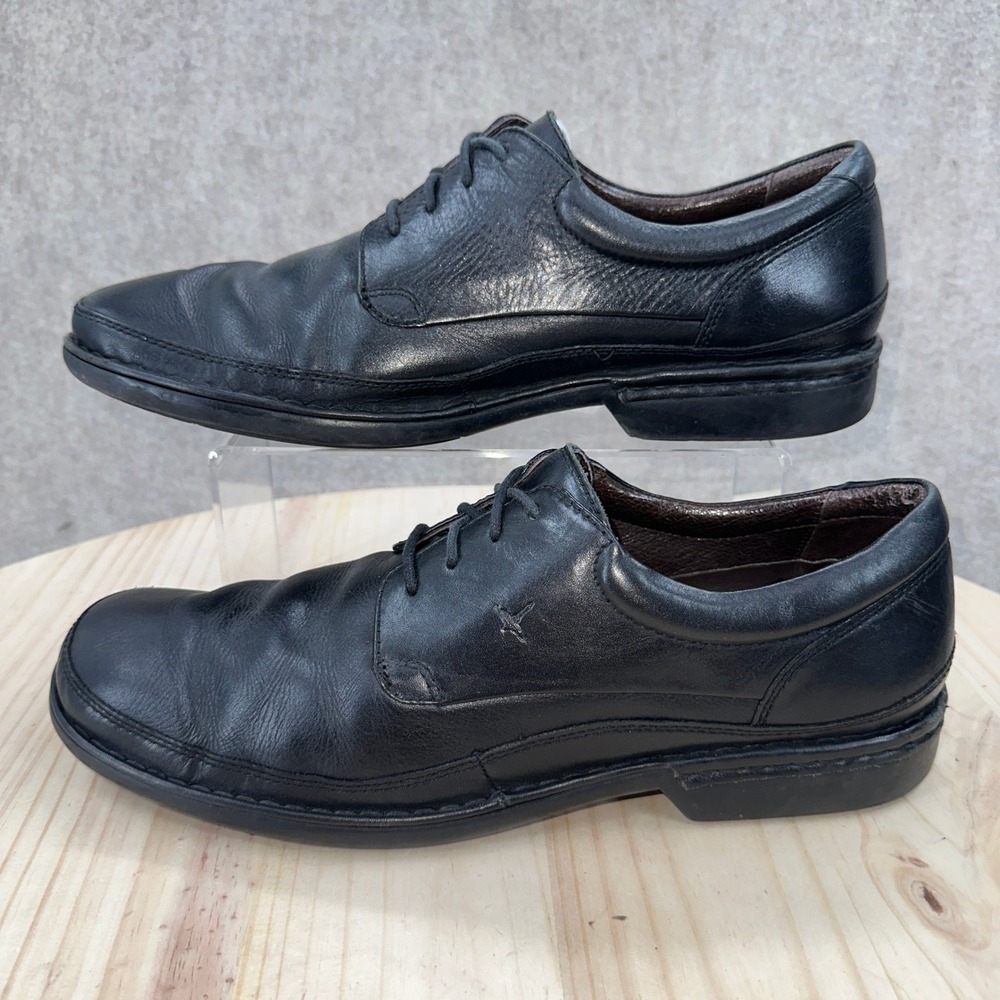 Pikolinos Dress Shoes Mens 12 Black Leather Lace Up Derby Formal Business